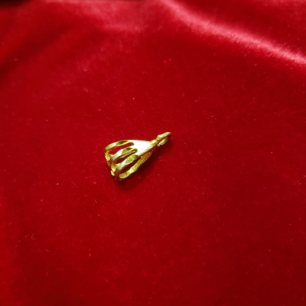 14k Solid Gold Pendant (Pendant Bail) - Picture 6 of 6